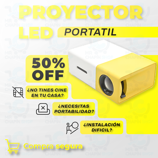 PROYECTOR LED CINE PORTATIL