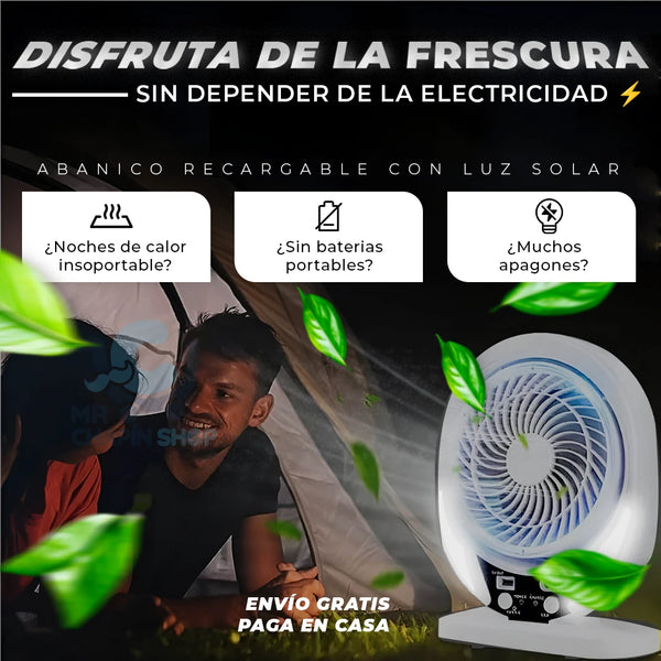 Ventilador Solar Portátil EcoBreeze